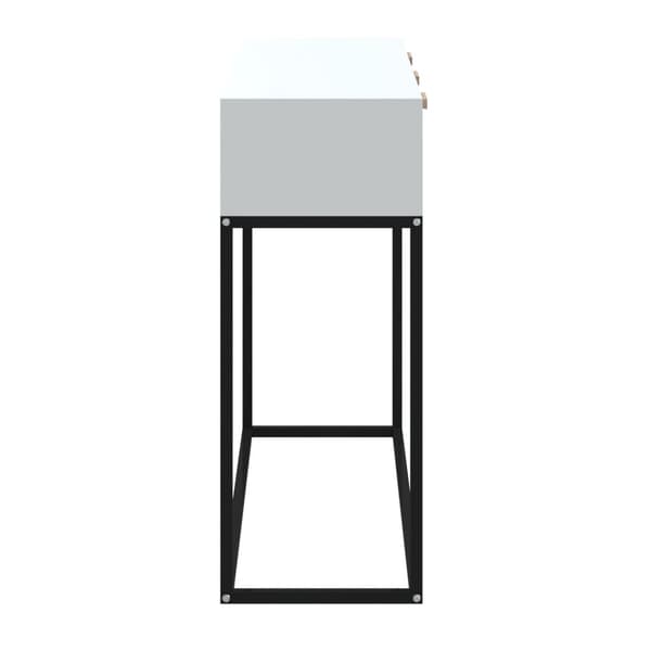 vidaXL Konsolbord, Vitt, 105x30x75 cm