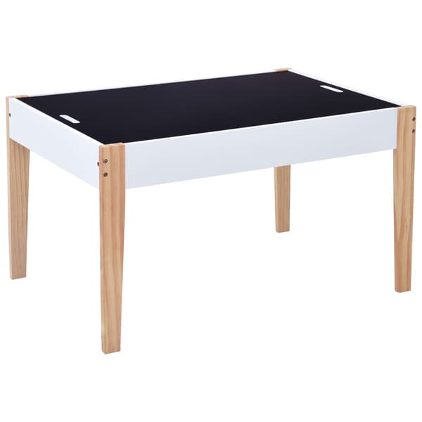 vidaXL 3-delat ritbord och stolset för barn