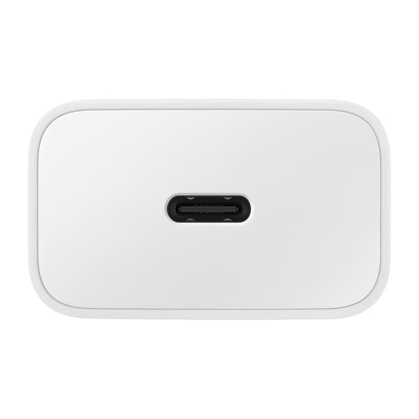 USB-C 15W PD AFC -seinälaturi, valkoinen