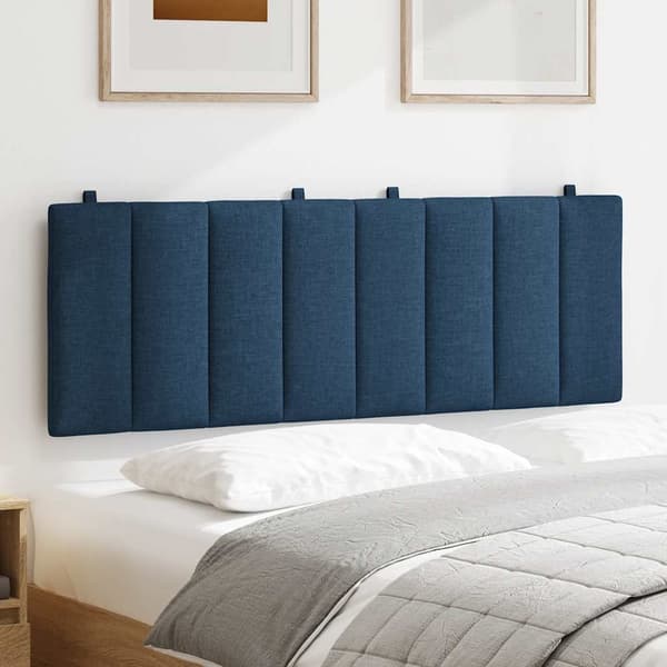 vidaXL hovedgærdehynde, blå, 140 cm, stof