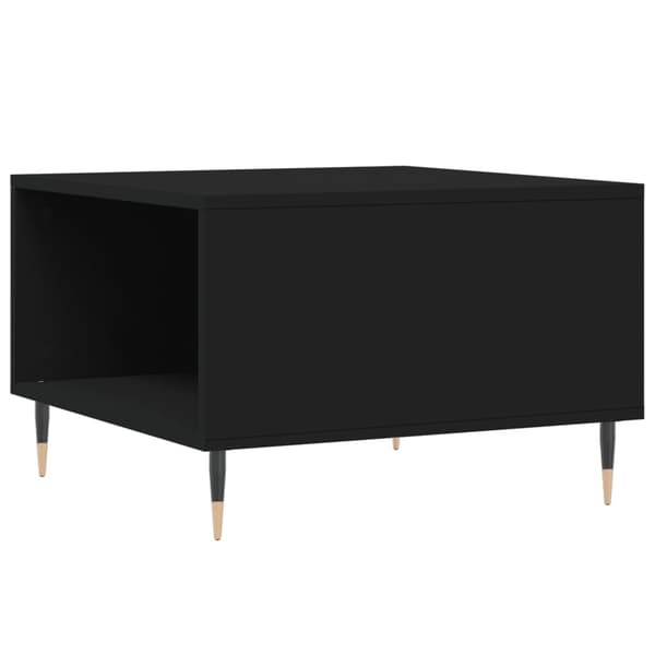 vidaXL sofabord, sort, 55x55x36,5 cm, træbaseret materiale