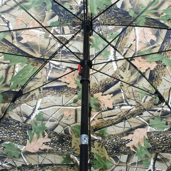 NGT 45" camouflage-sidet fiskeparaply