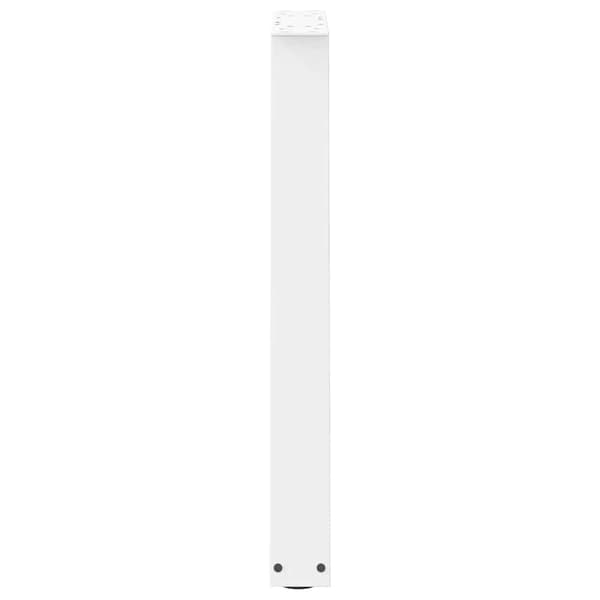 vidaXL sofabordsben, 2 stk., hvide, 60x(72-73) cm, stål