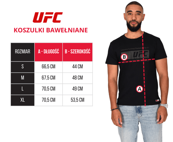 UFC-logotyp T-shirt svart L
