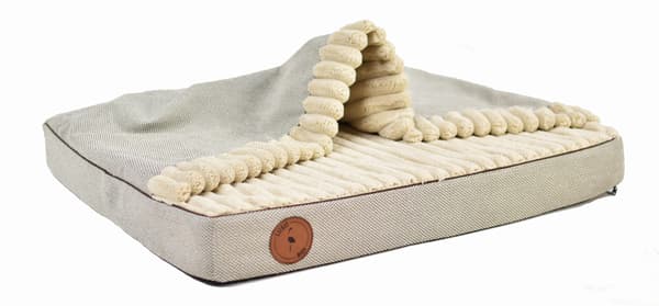 Luna ortopedisk beige S - 55 x 45 x 8 cm