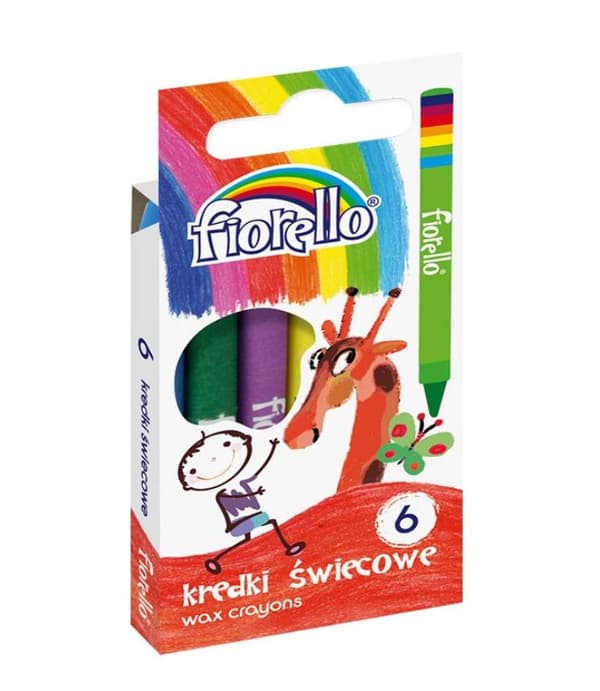 FIORELLO 6-väriset vahakynät