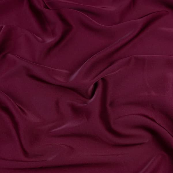 Silkechiffon, bordeauxrød