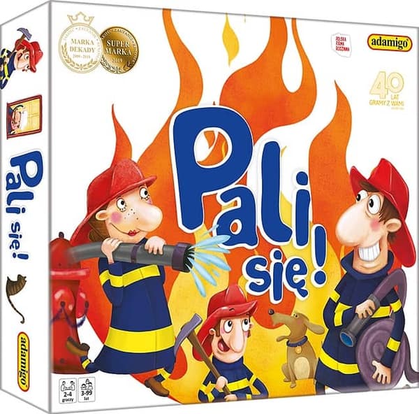 Det brænder. Brætspil.