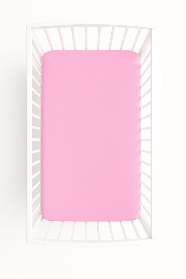 Frottélagen til tremmeseng 140x70 cm - pink