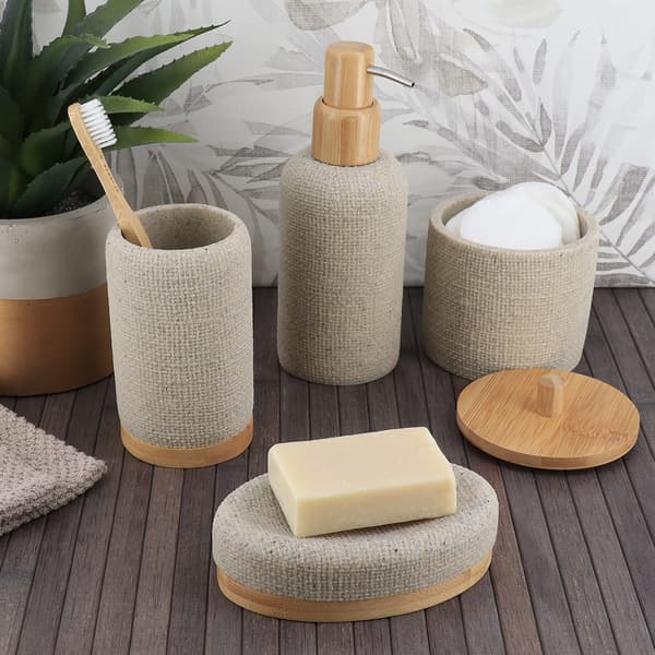 Solena beholder til vatrondeller beige