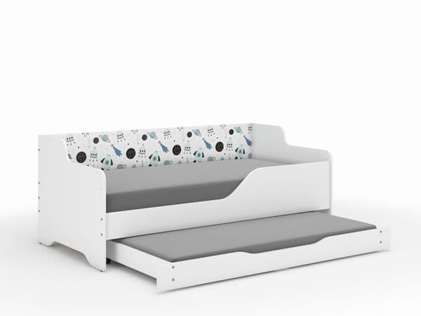 LILU 160x80 KOSMOS barnsäng med sovfunktion
