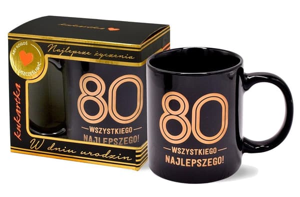 Premium fødselsdagskrus 80