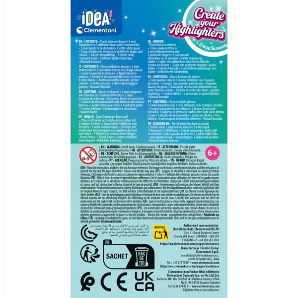 Mini Marker Factory CRAZY SUMMER Clementoni