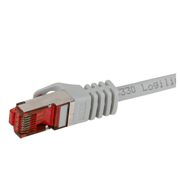 RJ45 Cat.6 S/FTP LogiLink PrimeLine patchkabel 5m grå LSZH Ethernet