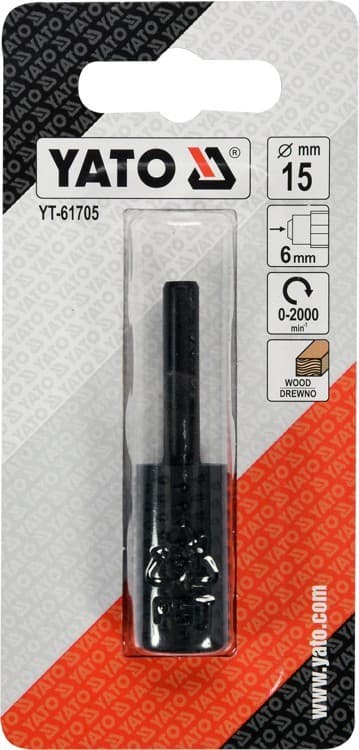 Skaftfræser til træ 15mm YT-61705 YATO