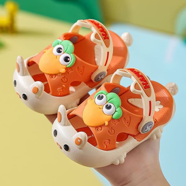 Børne Crocs Slides Orange Happy Carrots 28/29