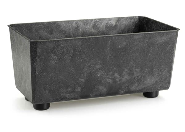 Salvia blomsterkasse sort beton