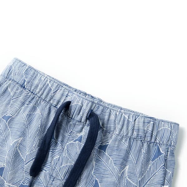 Barnshorts med dragsko, mörkblå, 104