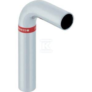 Kolstålböj, tapp, 90°D22