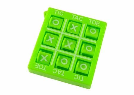 Kryds-og-tac-toe-spil 4,5 cm grønt