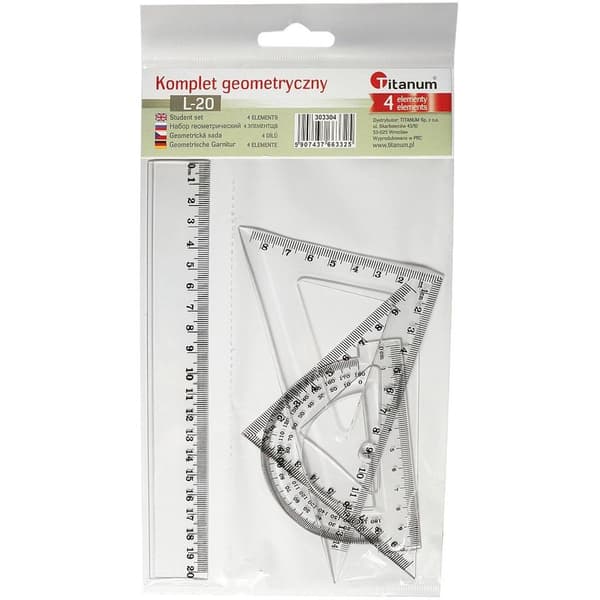 Geometrinen setti 20 cm 4 elementtiä