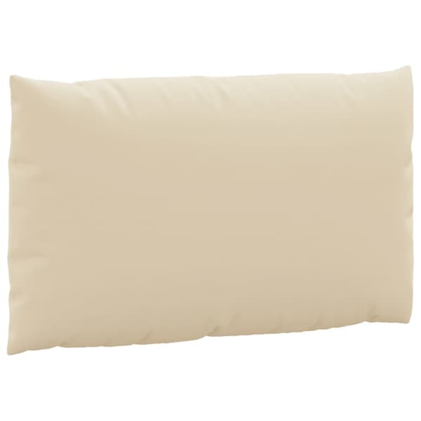 vidaXL Pallsoffkuddar, 3 st, Beige, Tyg