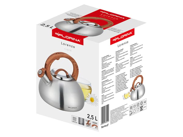 LORENZO KEDEL I RUSTFRIT STÅL 2,5 L