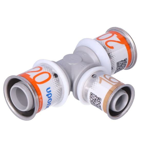 Reduktion af T-stykke ppsu 20-16-20 Uponor S-Press Plus