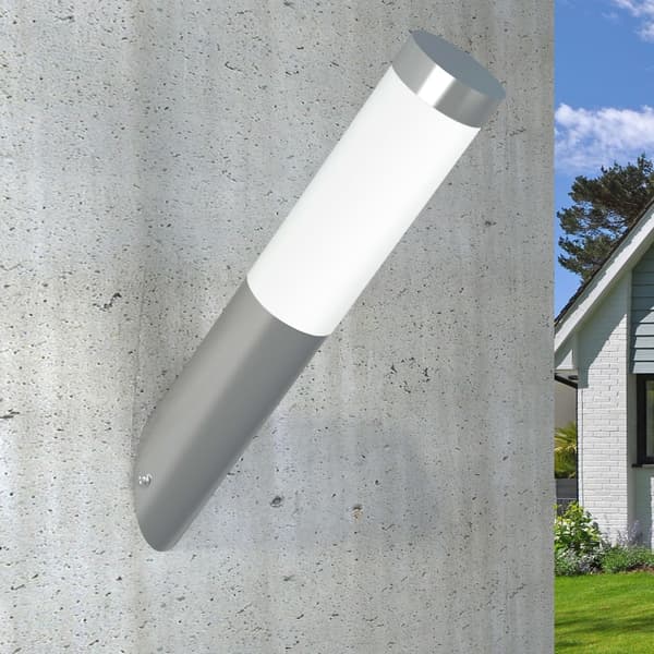 RVS trädgårdsvägglampa