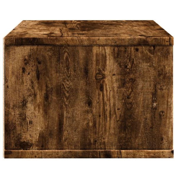 vidaXL printerstativ røget eg 40x32x22,5 cm