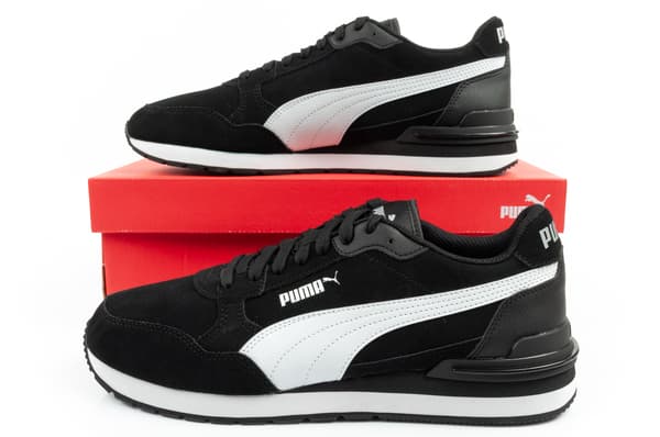 Puma ST Runner v4 SD Sort/Hvid [399665 01] størrelse 42.5