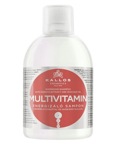 Kallos Monivitamiini Energisoiva Shampoo 1000 ml