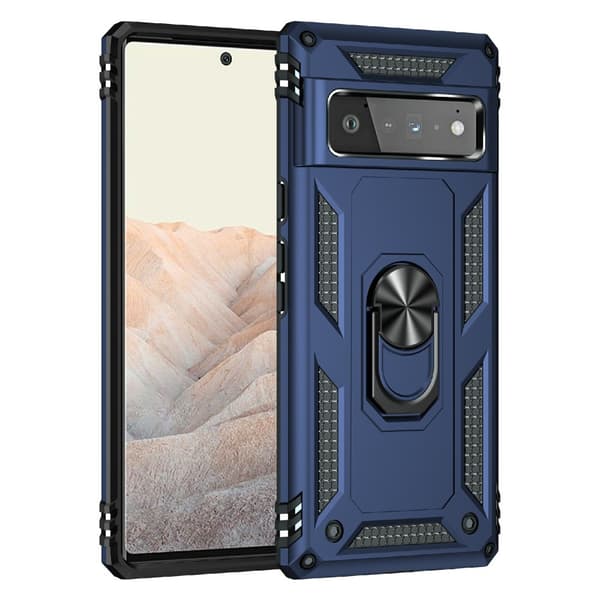 Pansarskal för Google Pixel 6 Pro, Nox Case Ring, marinblå