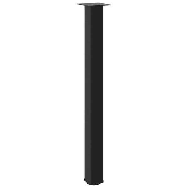 vidaXL sofabordsben, 4 stk., sort, 100-102 cm, stål