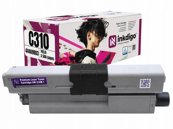 Inkdigo toner 44469803 kompatibel med OKI C310DN MC351DN C510DN C530DN TÜV-certifierad