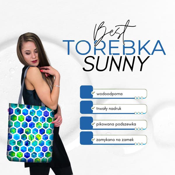 SUNNY canvasväska - Kakel