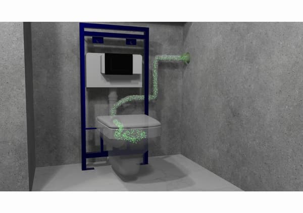 BioVent universal toiletventilator