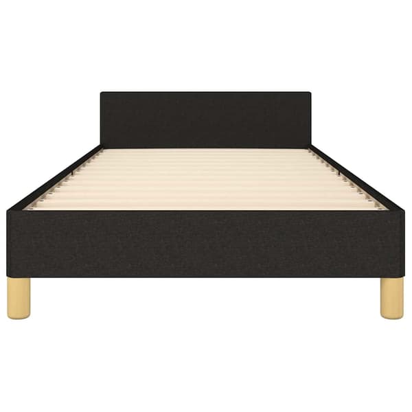 vidaXL sengestel uden madras sort 90x200 cm stof