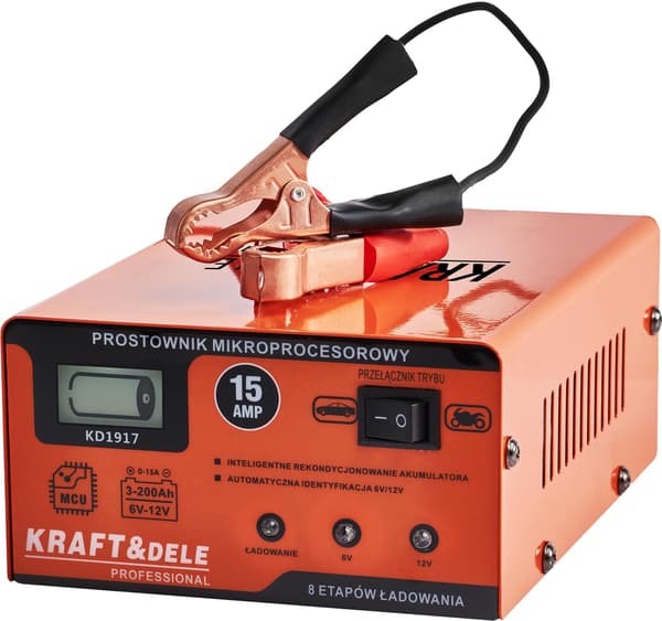 Mikroprosessori tasasuuntaaja 15A 6/12V KD1917
