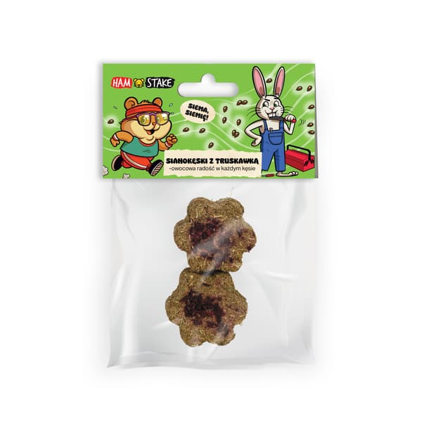 Heinänuudelit mansikan kera 11g, HS.90B