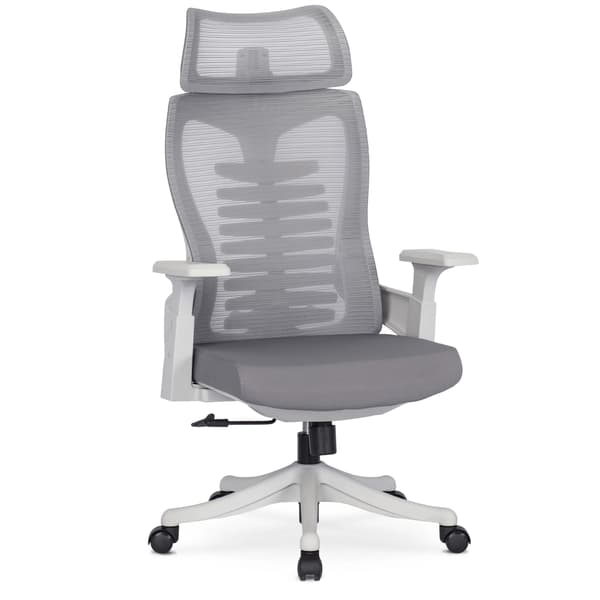 CARET 2 Ergonomisk Drejelig Kontorstol Ventileret Grå Moderne