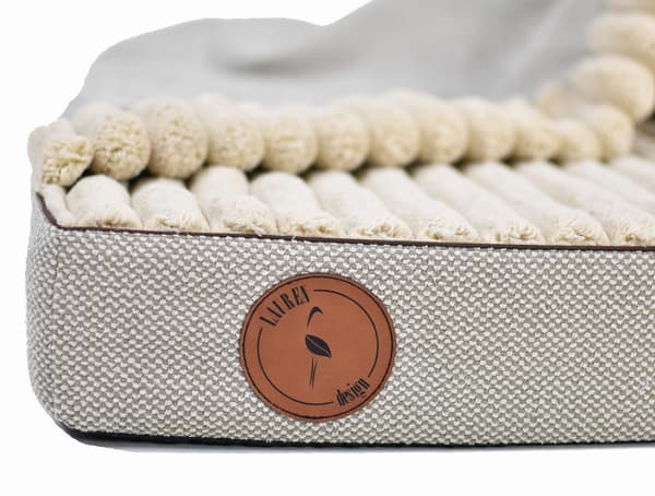 Luna ortopedisk beige S - 55 x 45 x 8 cm