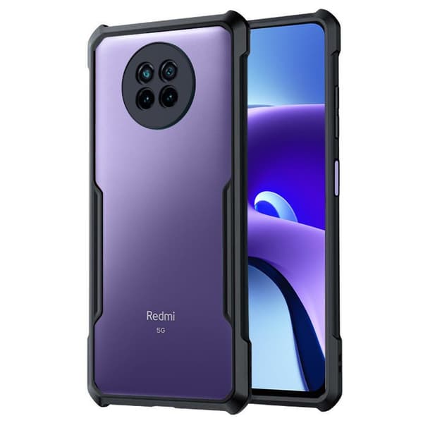 Etui til Xiaomi Redmi Note 9T 5G, AntiDrop Hybrid, sort