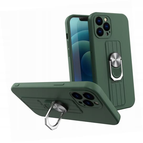 Bagcover til Samsung Galaxy A32 4G Grøn + 9H GLAS