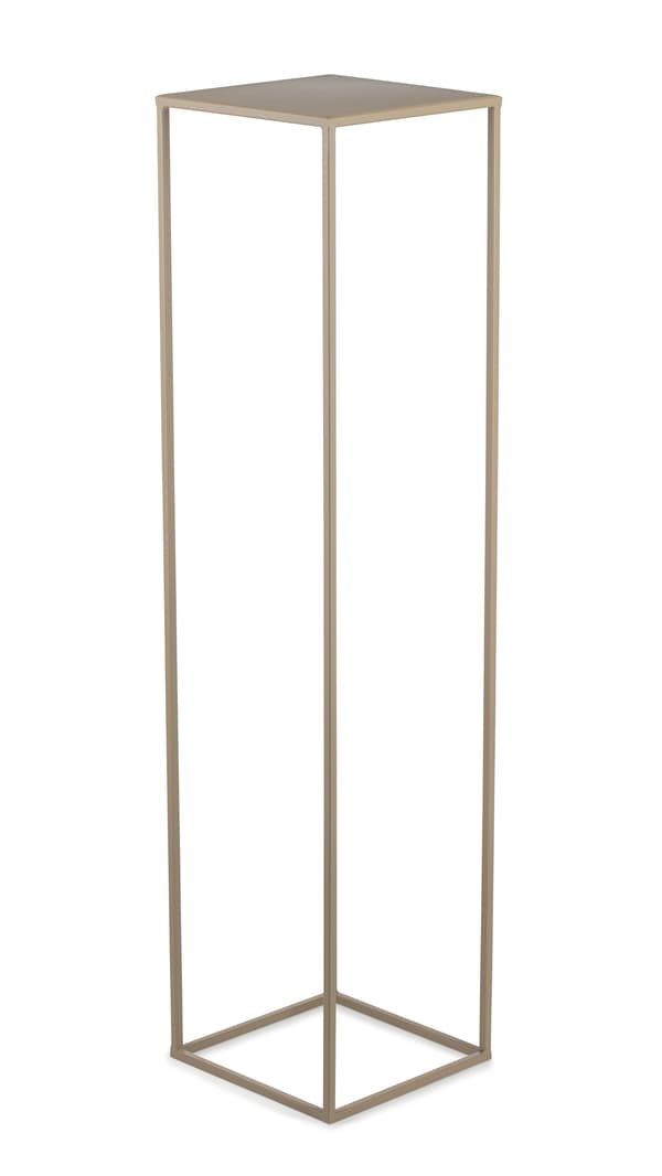 Beige stående blomsterställ 100 cm