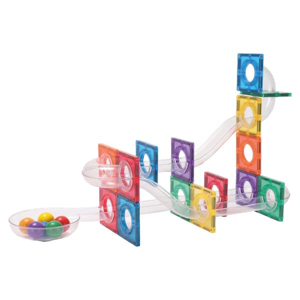Cleverclixx - Ball Run Compact Pack Intense Magnetic Bricks - 60 kpl.
