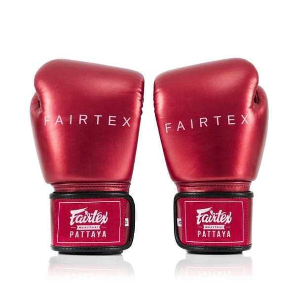 Fairtex Boxningshandskar BGV22 Metallic Röda 14oz