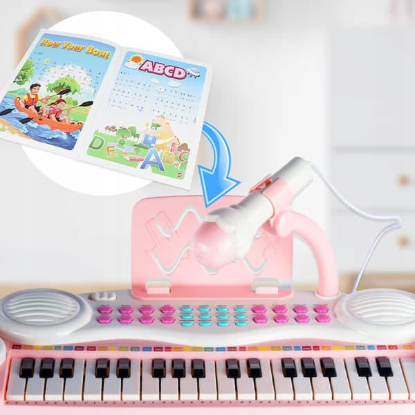 Orgelklaverkeyboard til børn + mikrofon MP3 USB Z714R