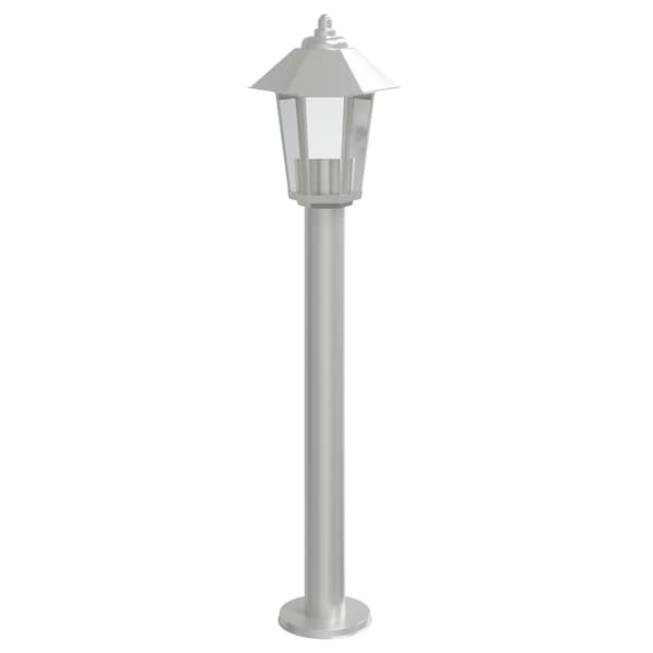vidaXL havelamper, 3 stk., sølv, 80 cm, stål