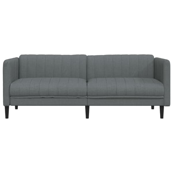vidaXL 3-personers sofa mørkegrå stof